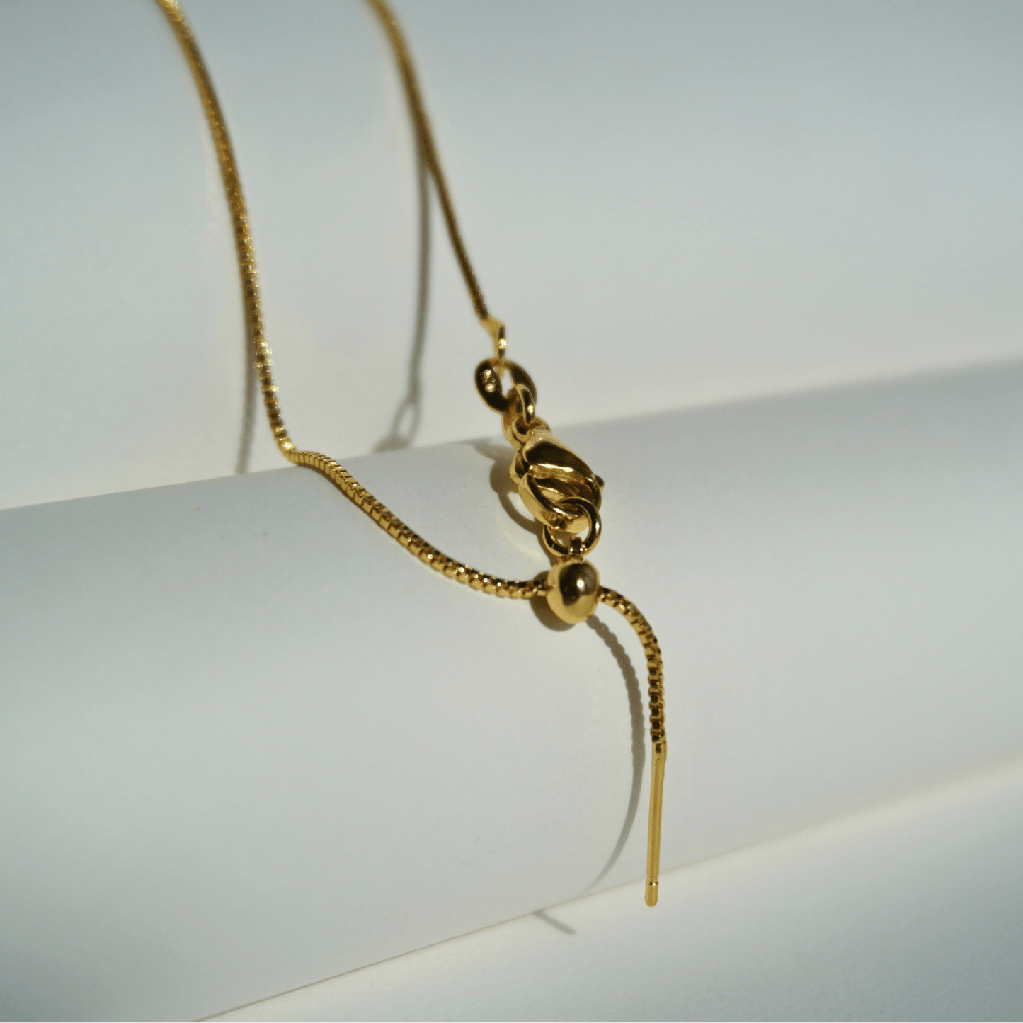One-Size-Fits-All Chain with Rubber Stop Bead & Pin Closure_Pin_Closure