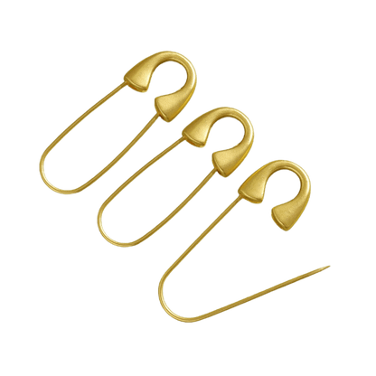 Gold-plated jewelry pin set for DIY spiritual jewelry making_main