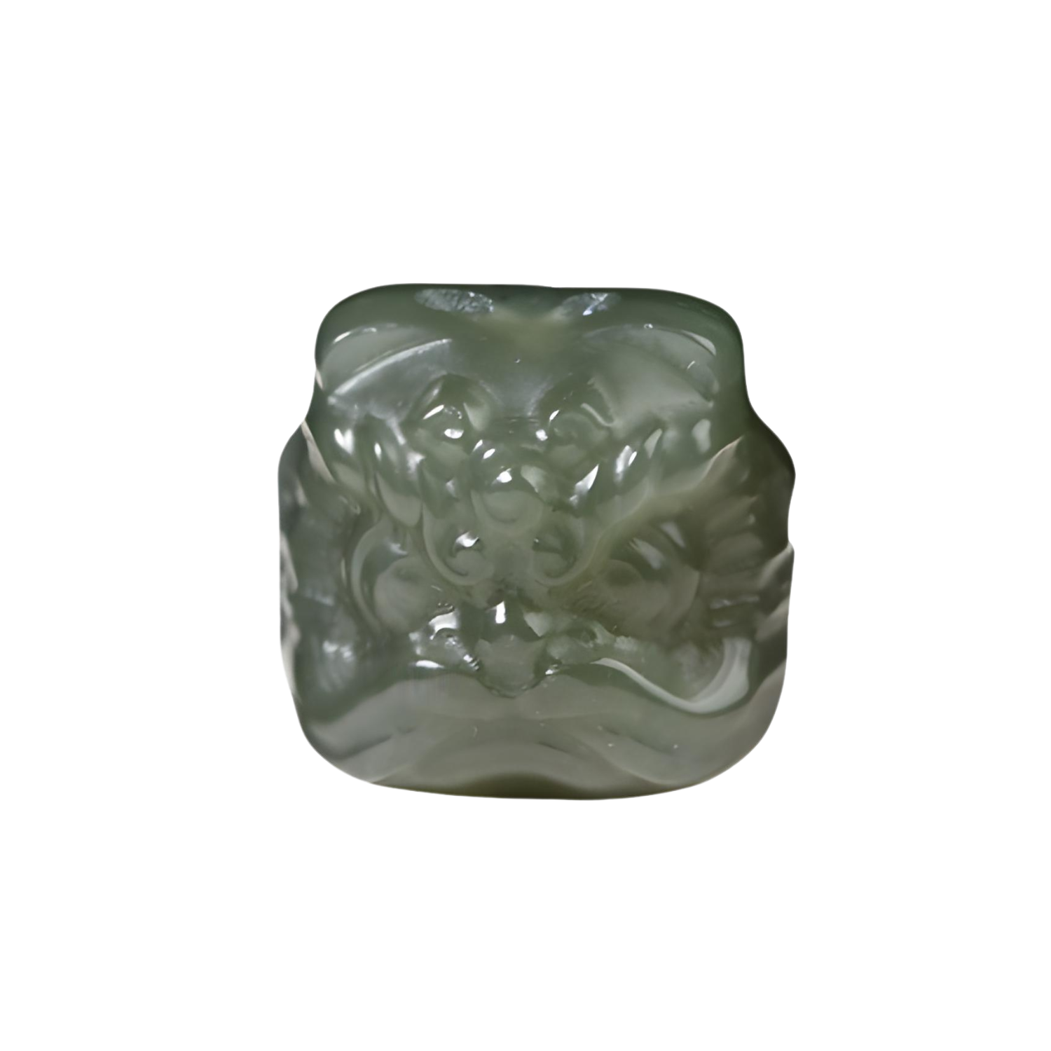 Hetian-Jade-Charm-for-DIY-Crafting-Awaken-Lion