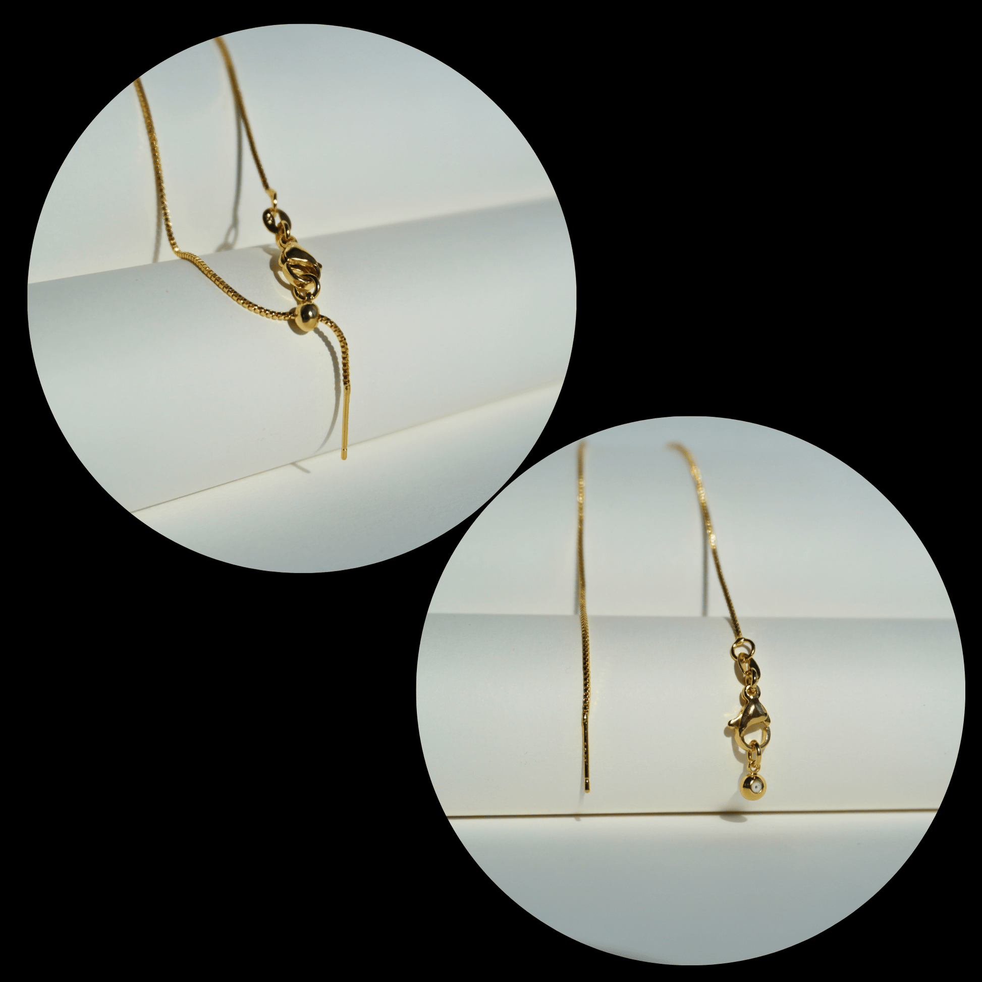 One-Size-Fits-All Chain with Rubber Stop Bead & Pin Closure_Close_up_details