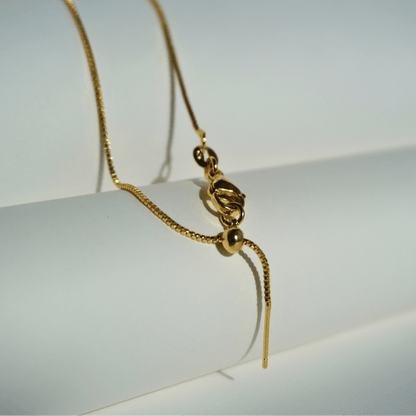 One-Size-Fits-All Chain with Rubber Stop Bead & Pin Closure_Pin_Closure