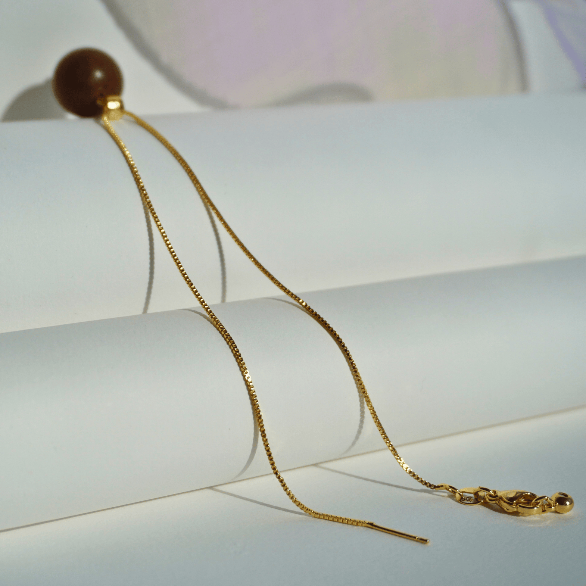 One-Size-Fits-All Chain with Rubber Stop Bead & Pin Closure_with_bead_demo