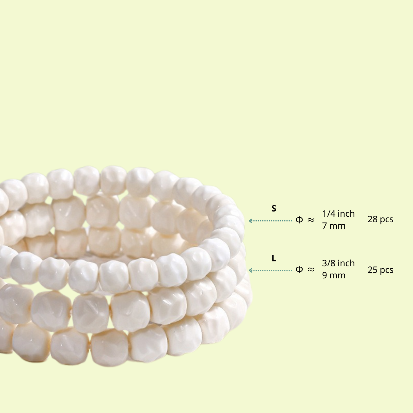 Palm-Ivory-Bead-Bracelet-White-Possibility-dimensions