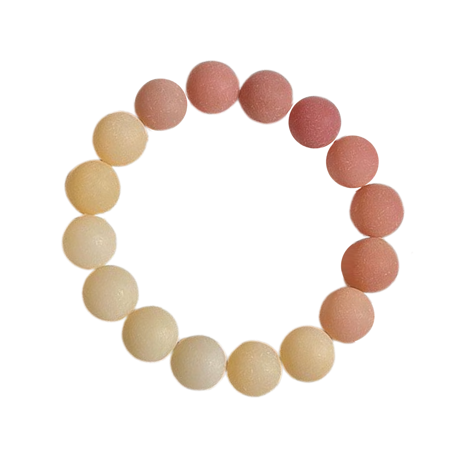 Palm-Ivory-Bracelet-Frosted-Candy-saumon