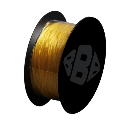 Stretchy transparent beading thread for crystal and ritual jewelry_yellow