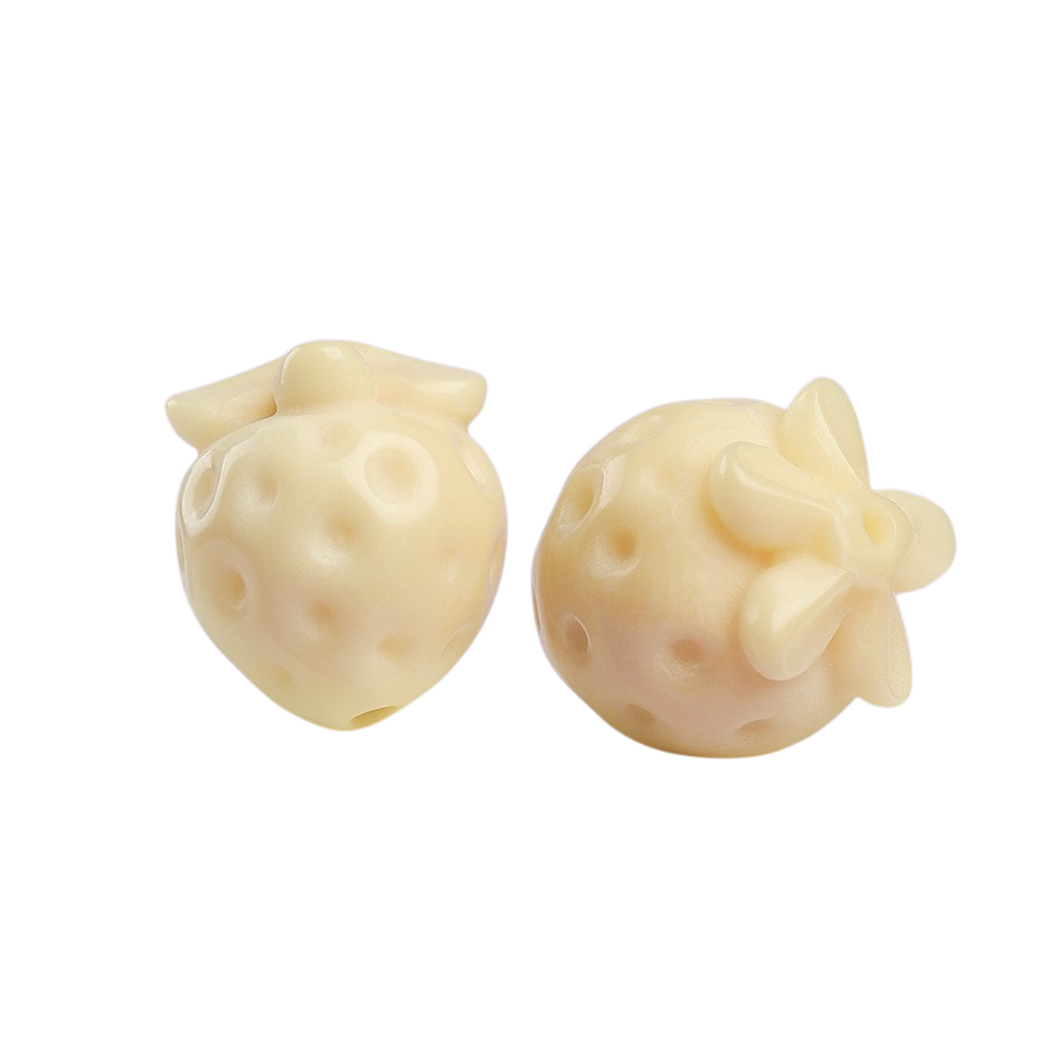 Vegetable-Ivory-Charm-for-Custom-Jewelry-strawberry-ivory