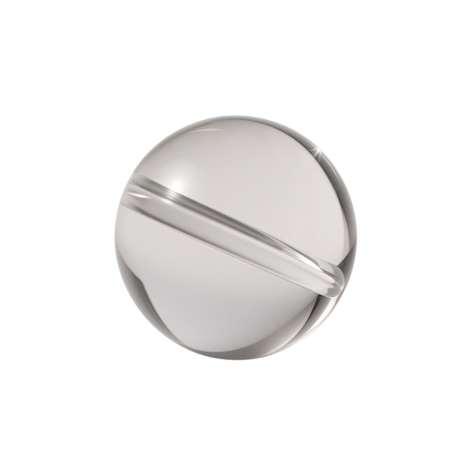 Natural White Quartz crystal bead by Beaubeaboo, 10mm polished, healing stone for self-love and ritual jewelry
