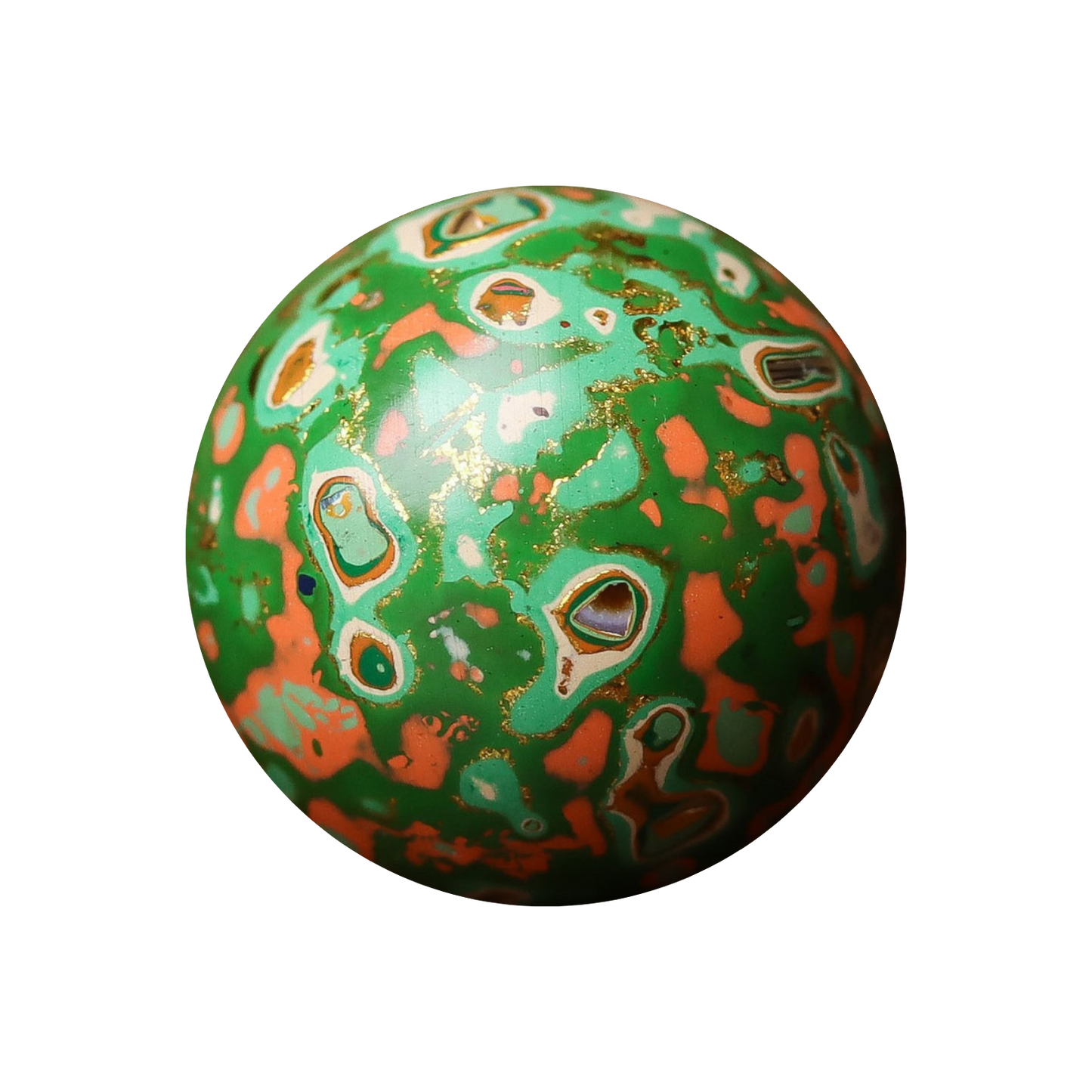 daqi-diy-lacquer-bead-Rust Celadon