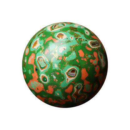 daqi-diy-lacquer-bead-Rust Celadon