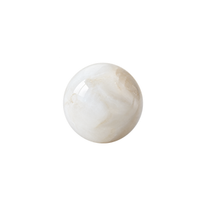 Floating Bead Choker Blanc de Blancs avec perle de quartz neige