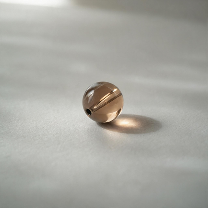 Twilight — Collier à perle flottante en quartz fumé