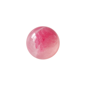Floating Bead Choker Rosé avec perle de calcédoine rose