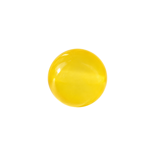 Perle d'agate jaune doré pour collier Golden