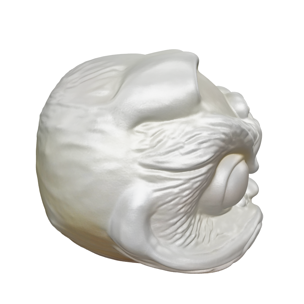 Natural-Tagua-Nut-Veggie-Ivory-DIY-Charm-Awaken-Lion-3d-model